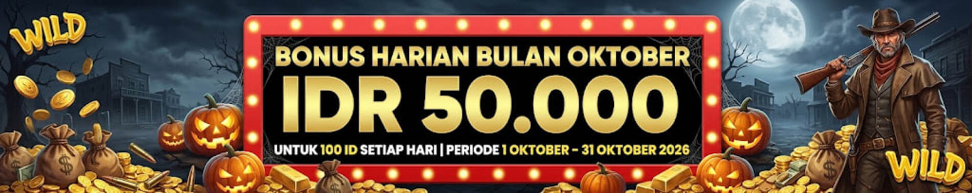 BONUS 50000